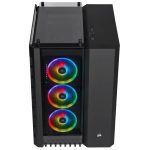 CASE CORSAIR CRYSTAL SERIES 680X RGB ATX HIGH AIRFLOW TEMPERED GLASS SMART BLACK CC-9011168-WW - Image 4