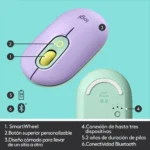 MOUSE LOGITECH INALAMBRICO POP EMOJI-DAYDREAM - Image 2