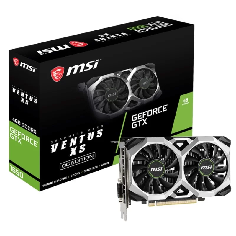 TARJETA DE VIDEO MSI GEFORCE GTX 1650 D6 VENTUS XS