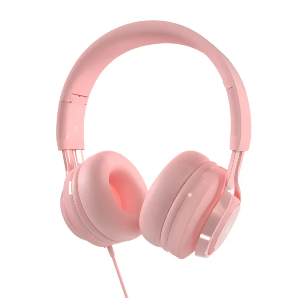 AURICULARES ROSADOS CON MICROFONO