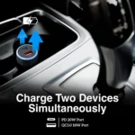 CARGADOR DE AUTO ARGOM FAST CHARGE USB FORCE C1 TYPE-C ARG-AC-0118BK - Image 2