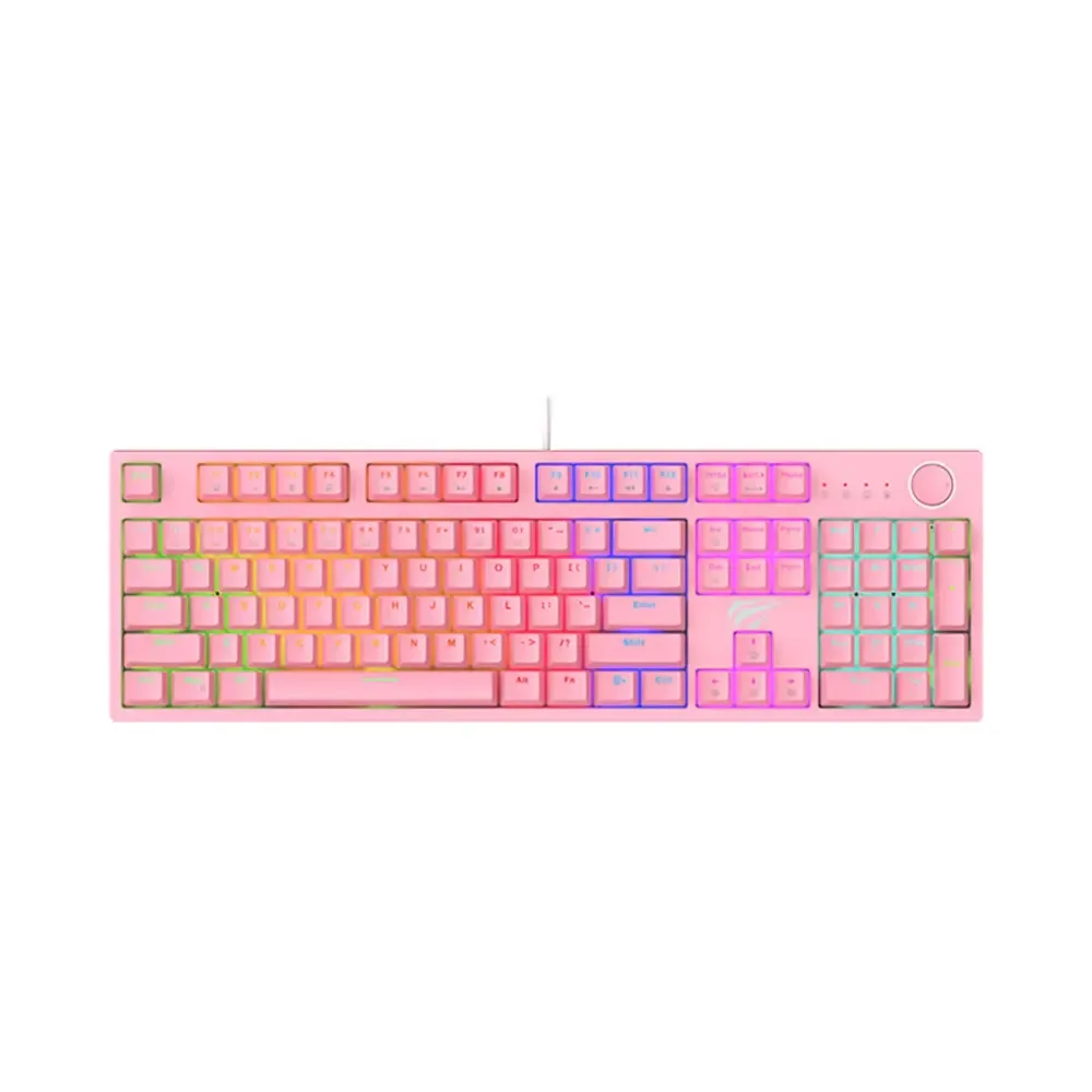 TECLADO GAMENOTE PINK TABOO KB871L MECANICO USB