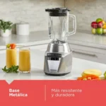 Black + Decker Licuadora Acero Inoxidable 700 Watts, 8 Veloc. Jarra vidrio 1.25L BL0876-2SDLA - Image 3