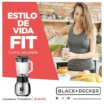 Black + Decker licuadora 2 veloc 750w inox +vaso personal BL1650S - Image 3