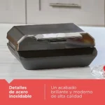 Black+Decker sandwichera de facil limpieza color negro - SM602F-1BDLA - Image 2