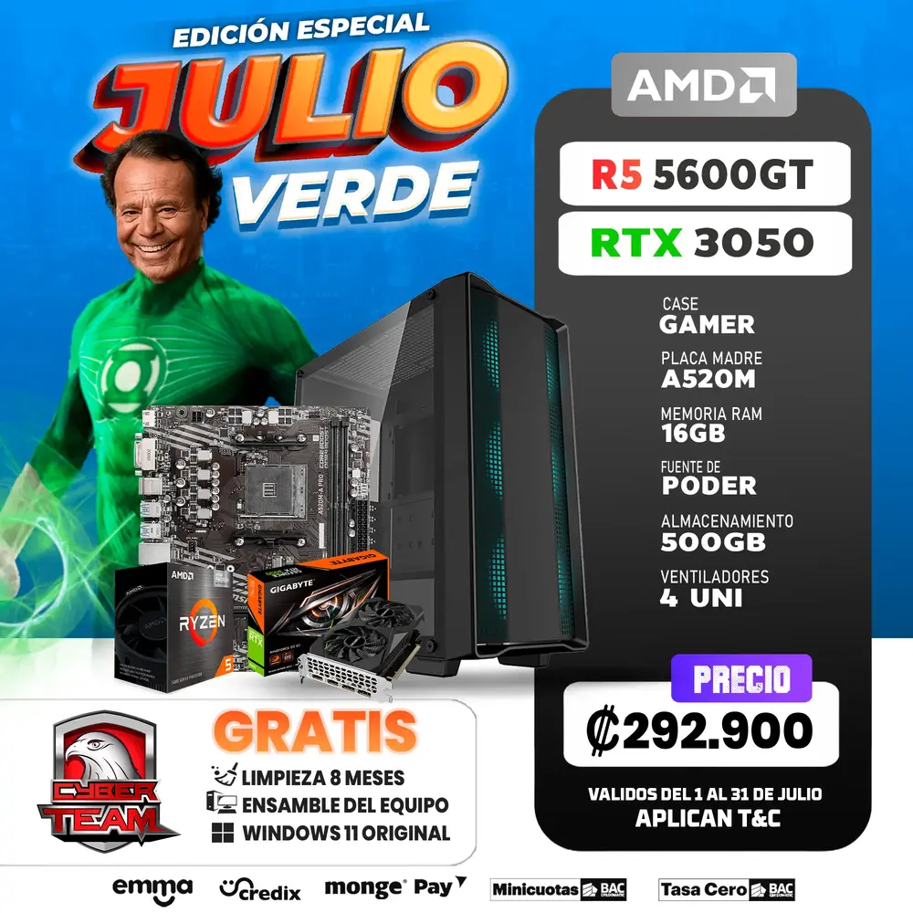PC GAMING RYZEN 5 5600GT RTX 3050