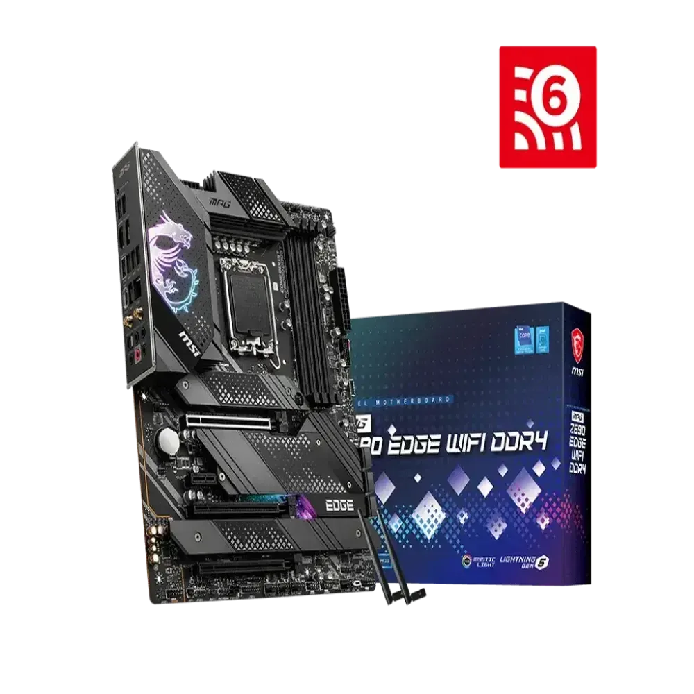 TARJETA MADRE MSI Z690 EDGE WIFI DDR4 RGB TARJETA MADRE MSI Z690 EDGE WIFI DDR4 RGB