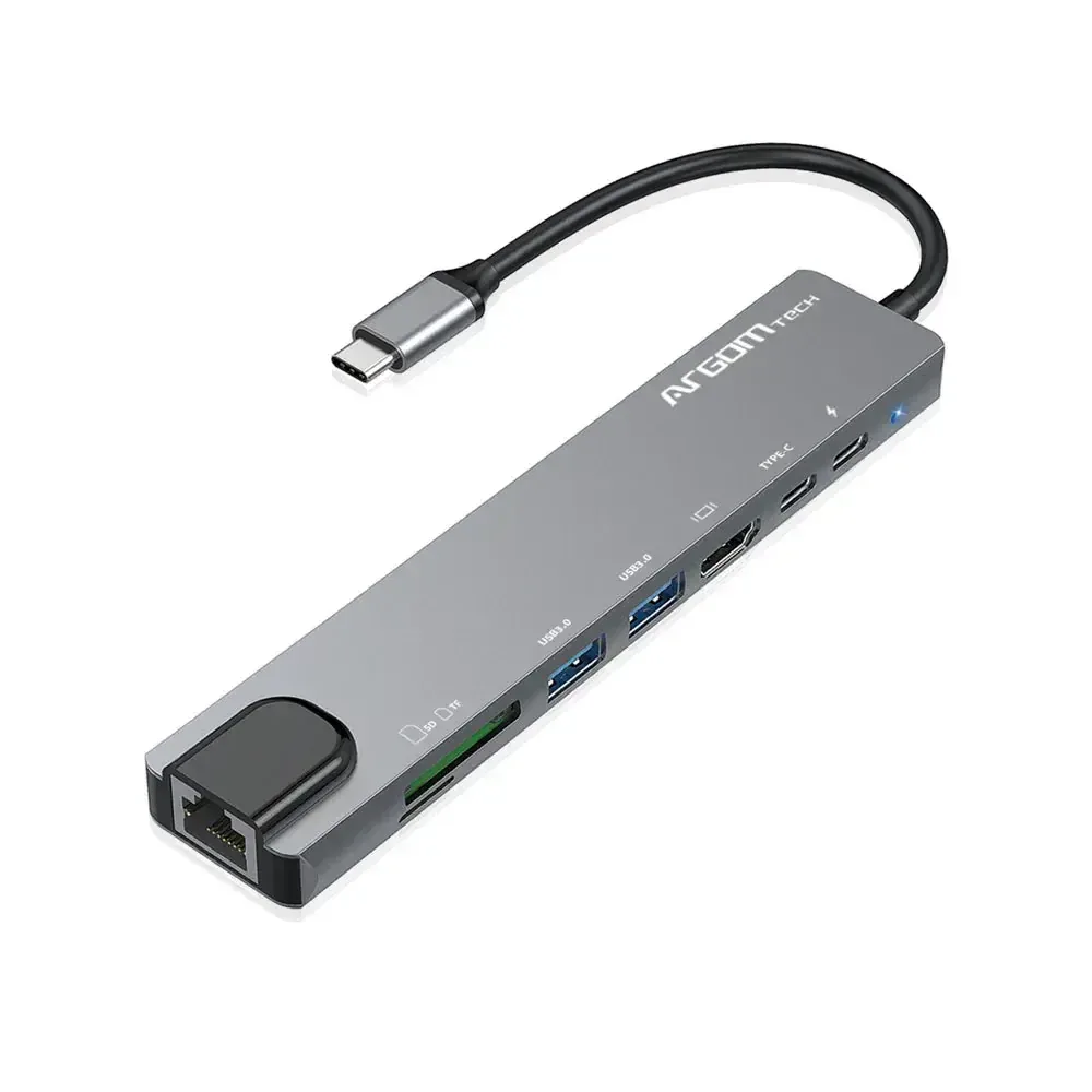 HUB ARGOM 8 IN 1 TYPE-C ONE AXESS HUB ARGOM 8 IN 1 TYPE-C ONE AXESS
