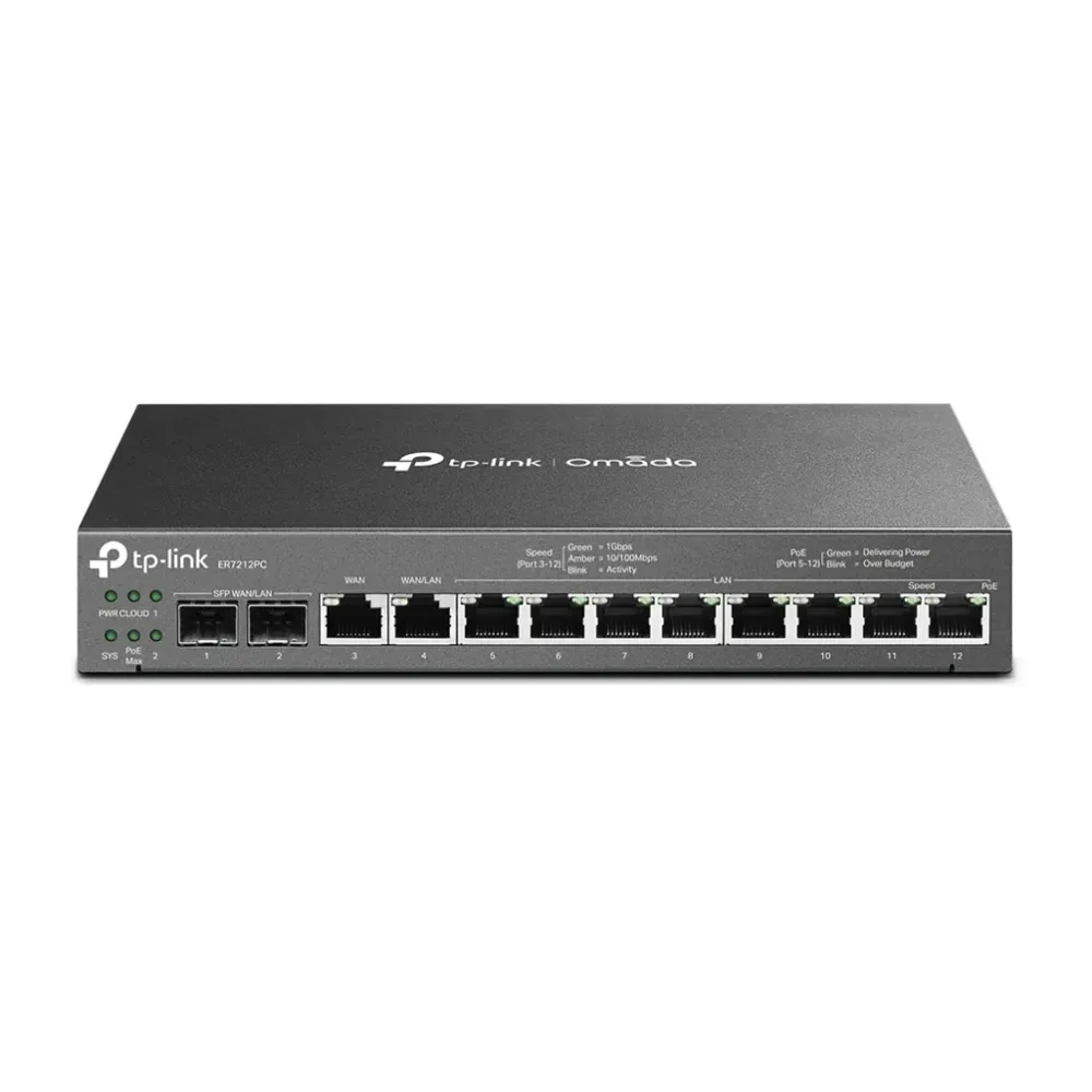 TP-Link router VPN gigabit omada 3 en 1 Poe+ 10 puntos de acceso