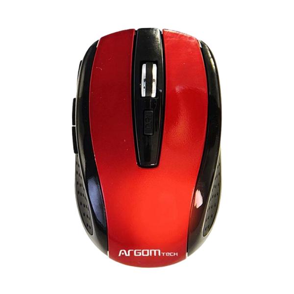 MOUSE ARGOM INALÁMBRICO ROJO