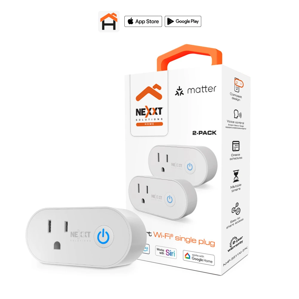 Enchufe inteligente Wi-Fi Pack 2