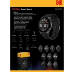 Kodak reloj inteligente SW7201 negro 1,45" full touch - Image 3