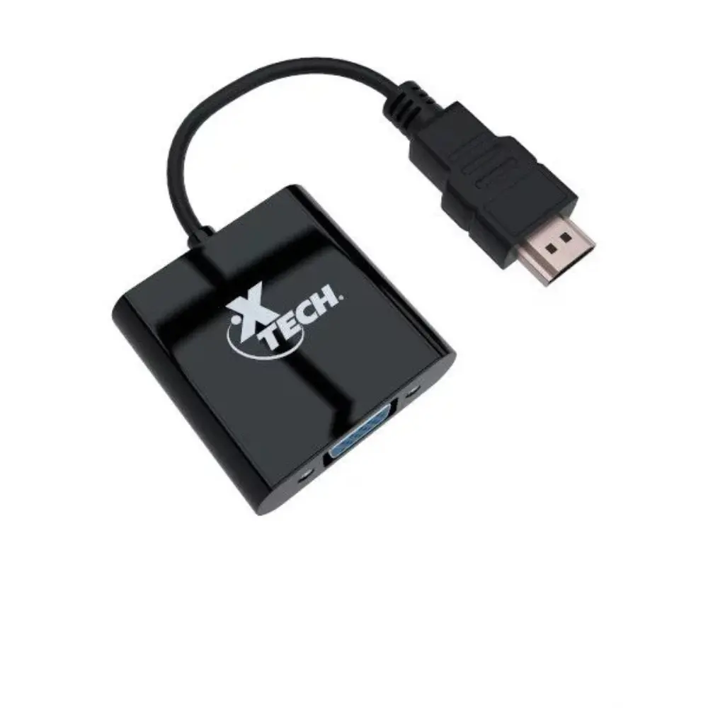 Xtech – Video adapter – 19 pin HDMI Type A – VGA – Black – XTC-363