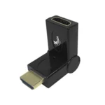 Xtech - Video adapter - 19 pin HDMI Type A - 19 pin HDMI Type A - fem - male - pivot - Image 2