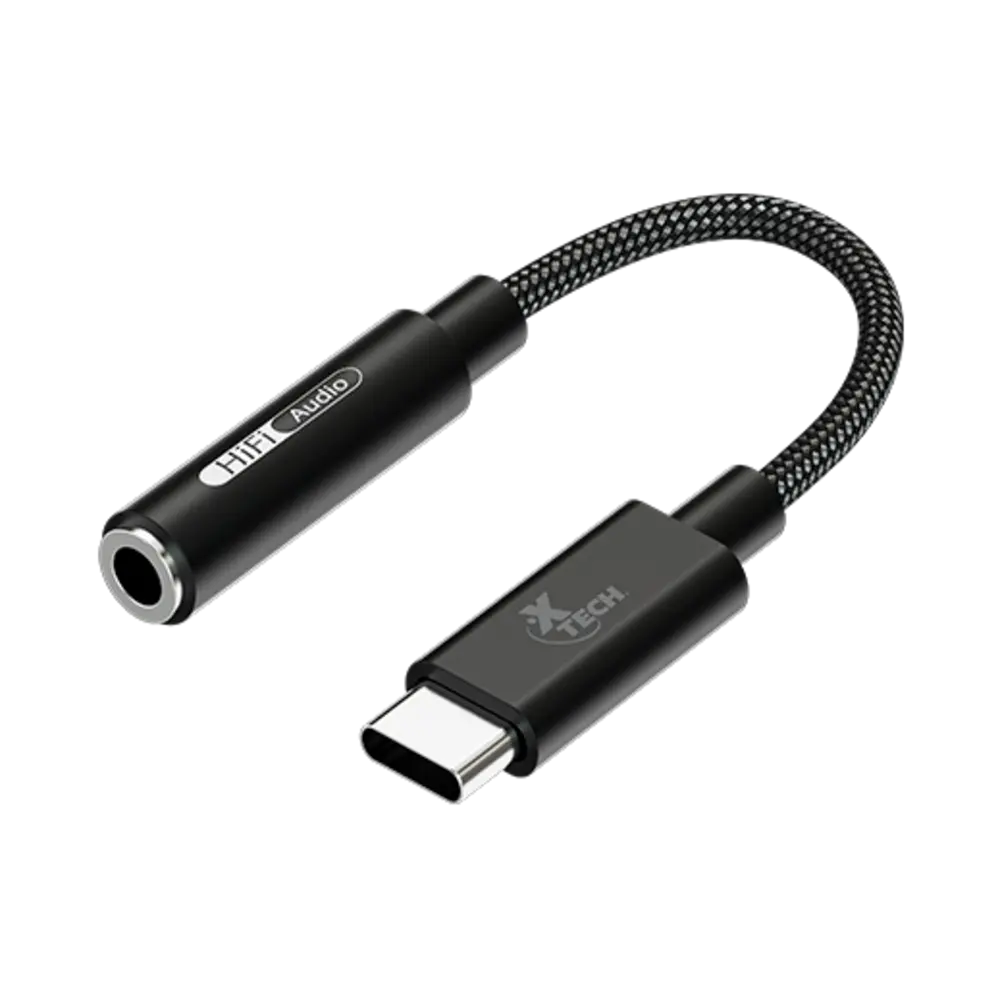 Adaptador USB-C macho a conector 3.5mm