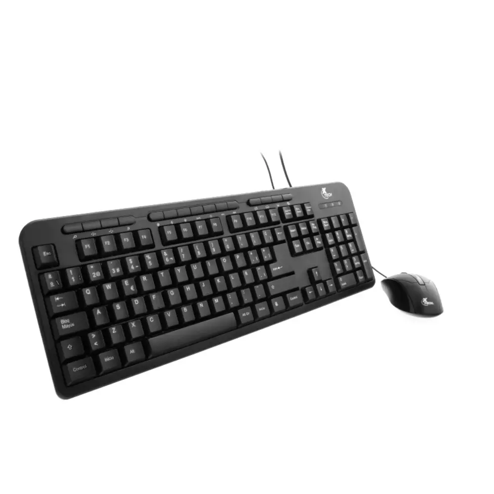 Dúo de mouse y teclado multimedia en español