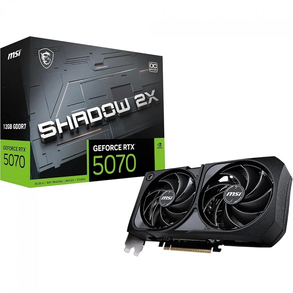 MSI GEFORCE RTX 5070 12G SHADOW 2X OC