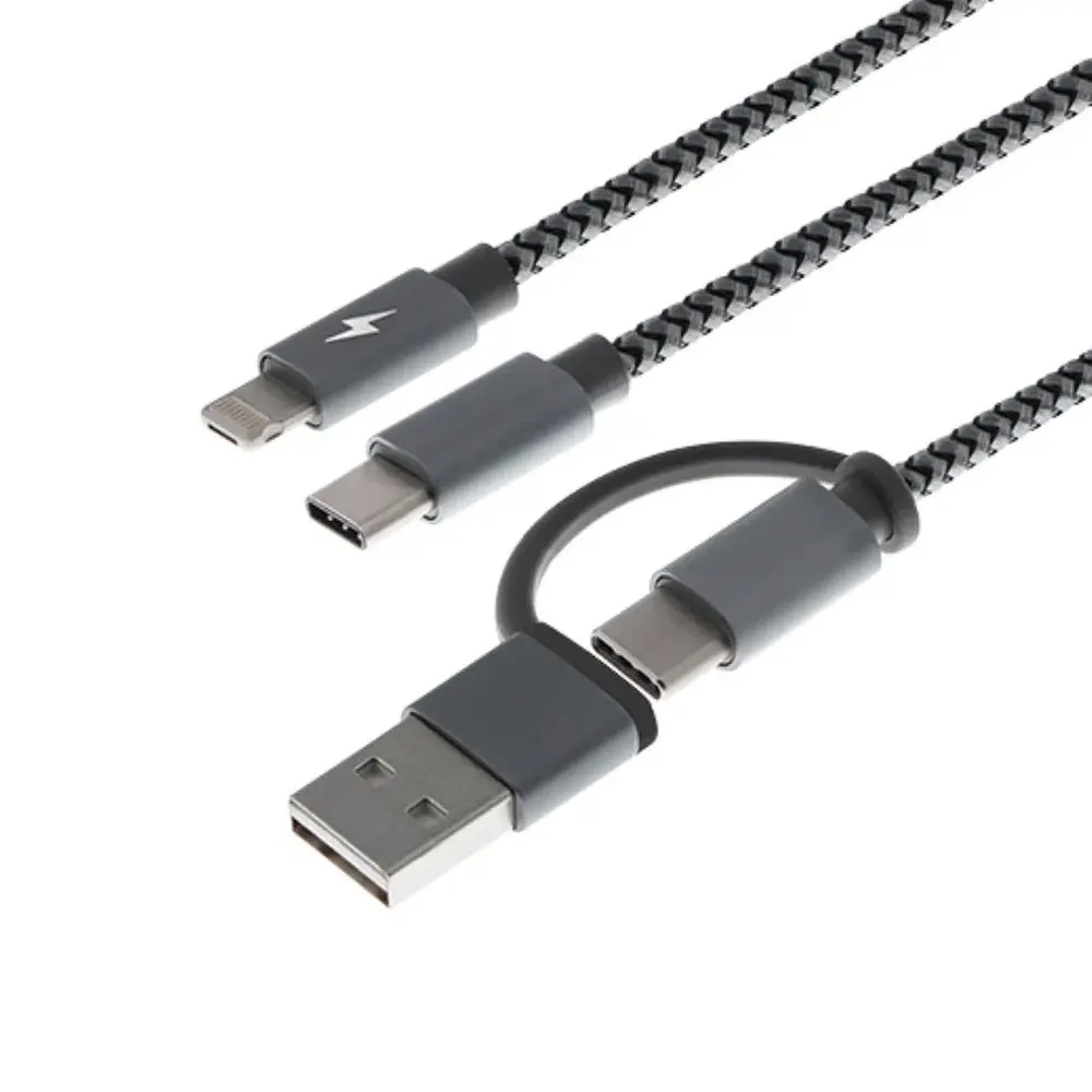 Cable multifuncional para carga 5 en 1