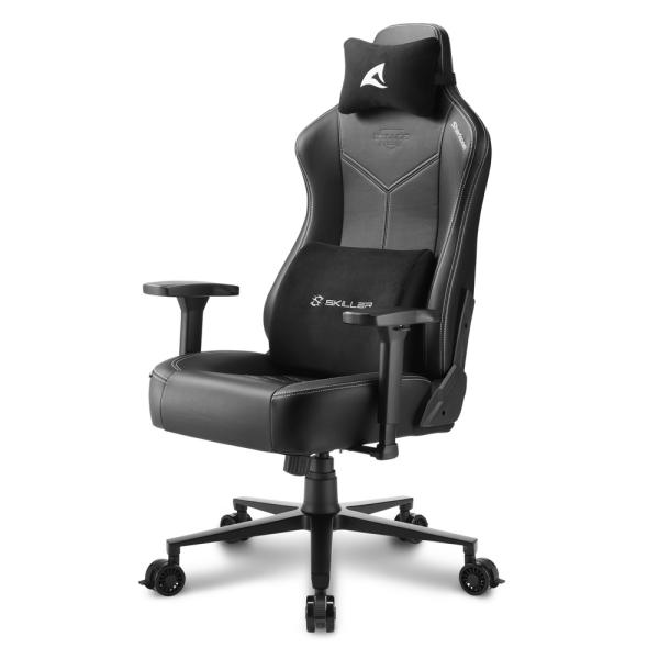 SILLA GAMING SHARKOON SGS30 BK/WH 4044951034802 SILLA GAMING SHARKOON SGS30 BK/WH 4044951034802