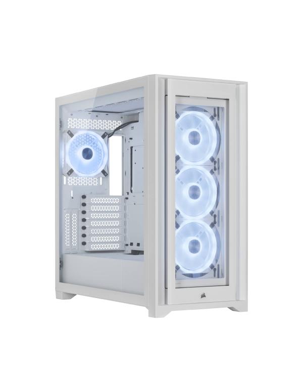 CASE GAMING CORSAIR ICUE 5000X RGBQL EDITION MID TOWER ATX WHITE 4 120RGB CC-9011233-WW