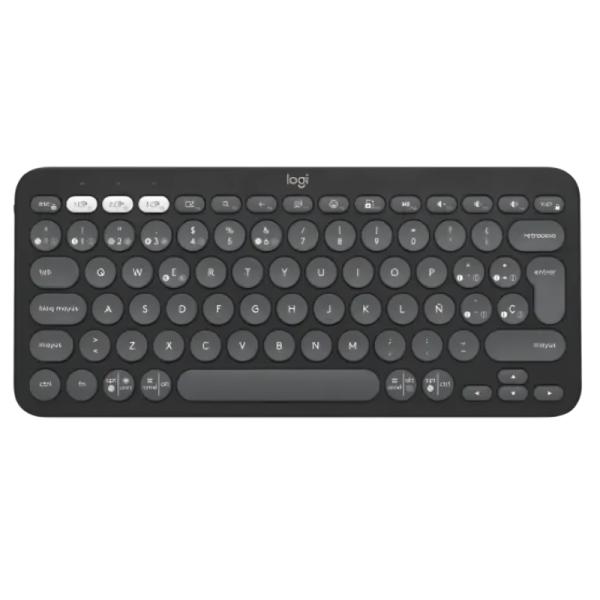 TECLADO LOGITECH PEBBLE KEYS 2 K380S 70% MEMBRANA BLUETOOTH ESPAÑOL BT 920-011783
