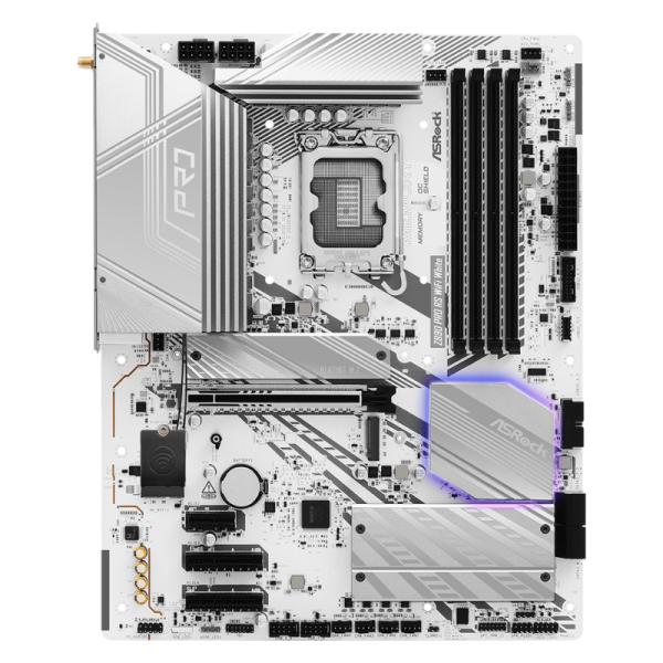 TARJETA MADRE ASROCK Z890 PRO RS WIFI LGA 1851 DDR5 4X M.2 + 8X SATA USB 3.2 WIFI 6E ETHERNET 2.5GB 1X PCIE 5.0 POLYCHROME RGB