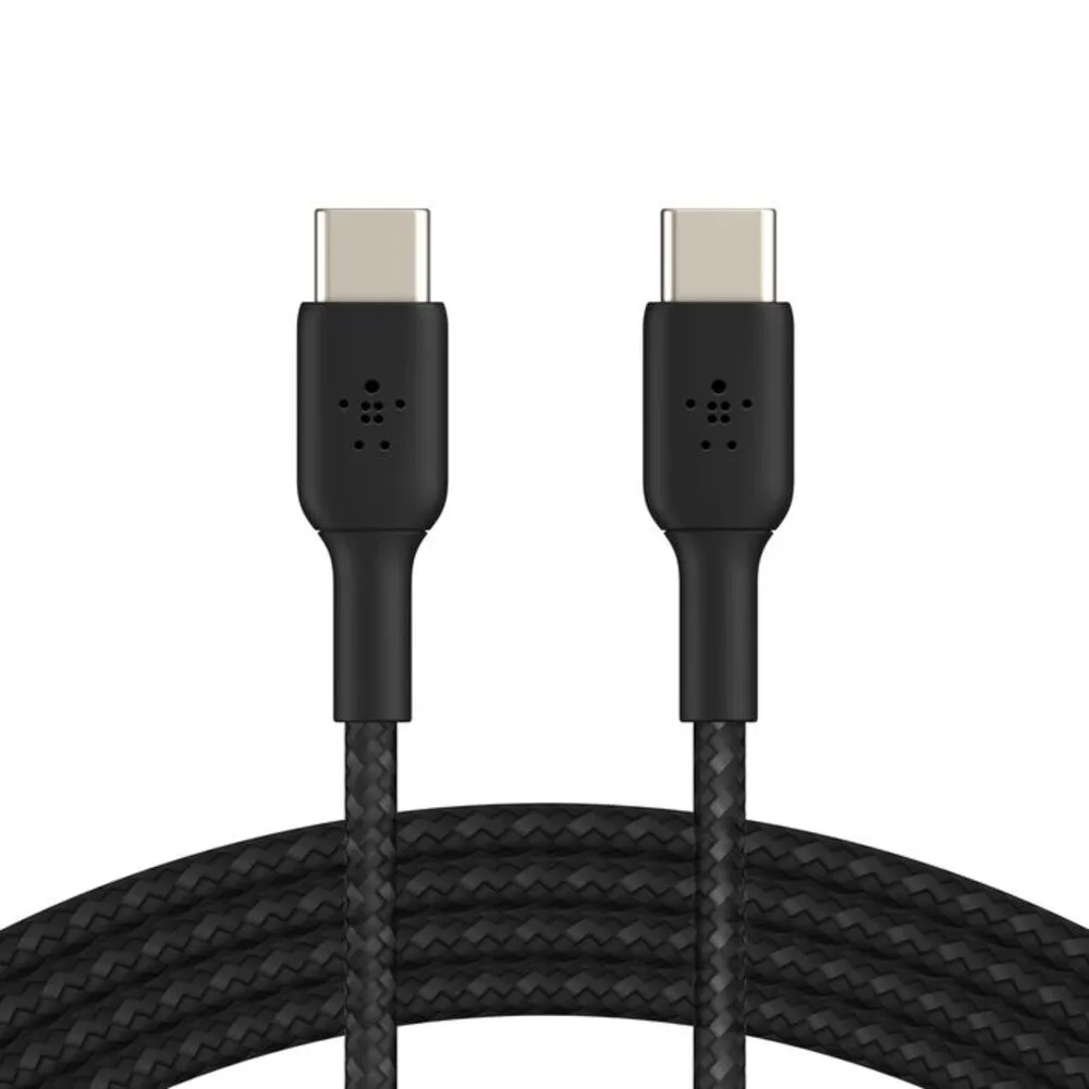 Belkin BoostCharge – Cable USB – 24 pin USB-C (M) a 24 pin USB-C (M) – 1 m – negro