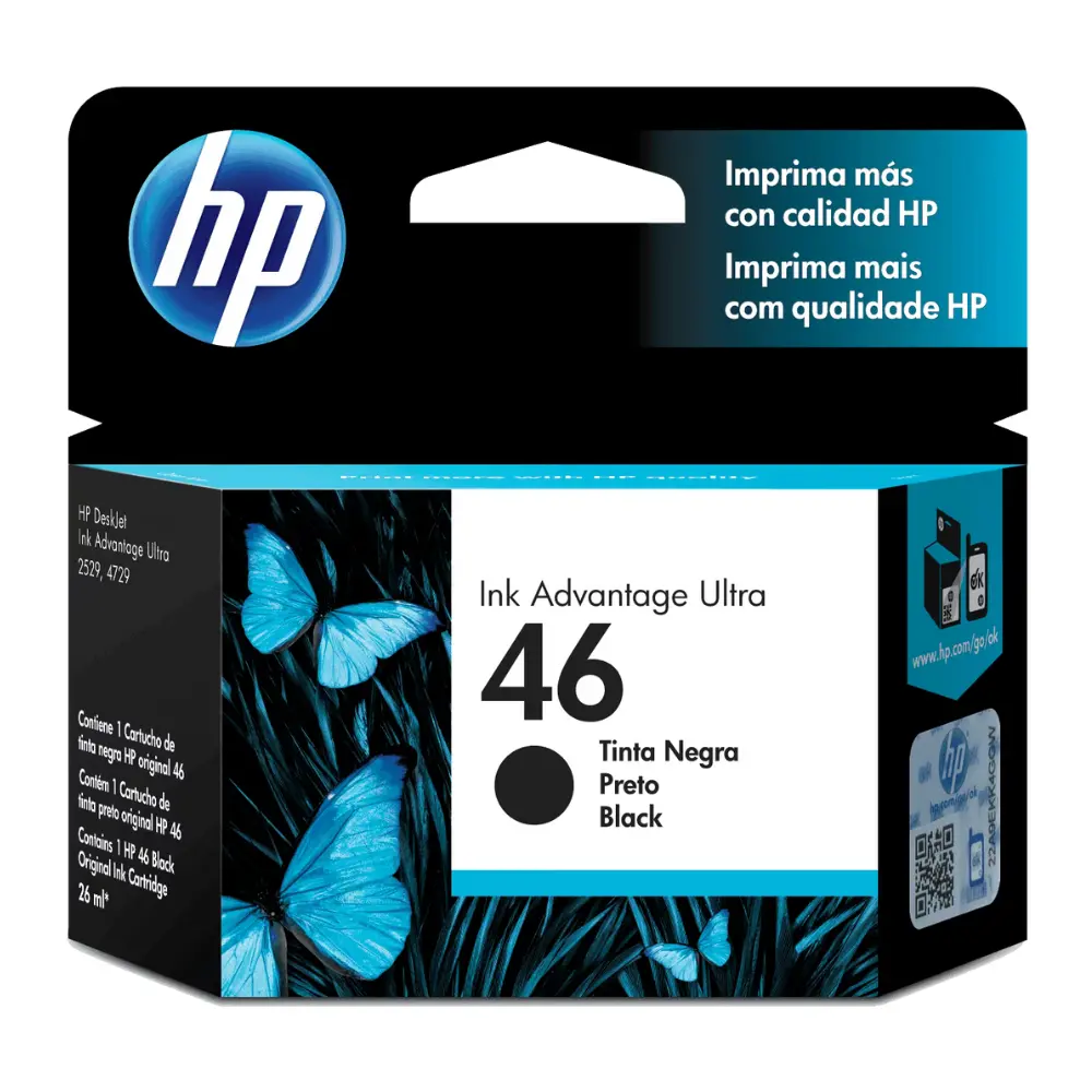 Cartucho de Tinta HP 46 Negra