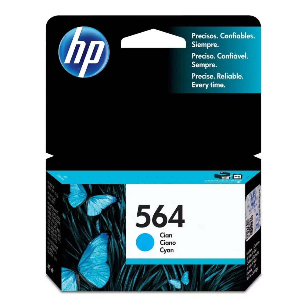 Tinta HP 564 cian