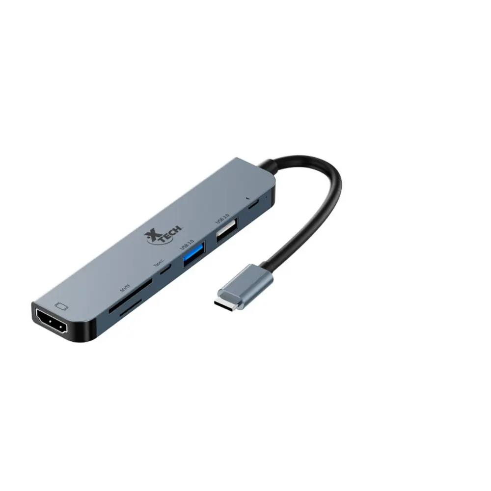 Xtech – Hub – 7 puertos – USB-C® 7-in-1 XTC-571