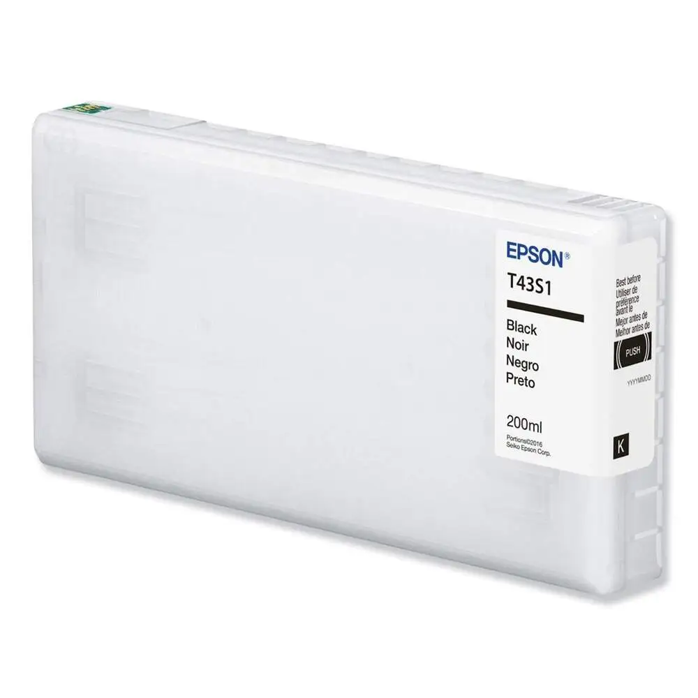 Epson T43S – 200 ml – negro – original – cartucho de tinta – para SURELAB D870