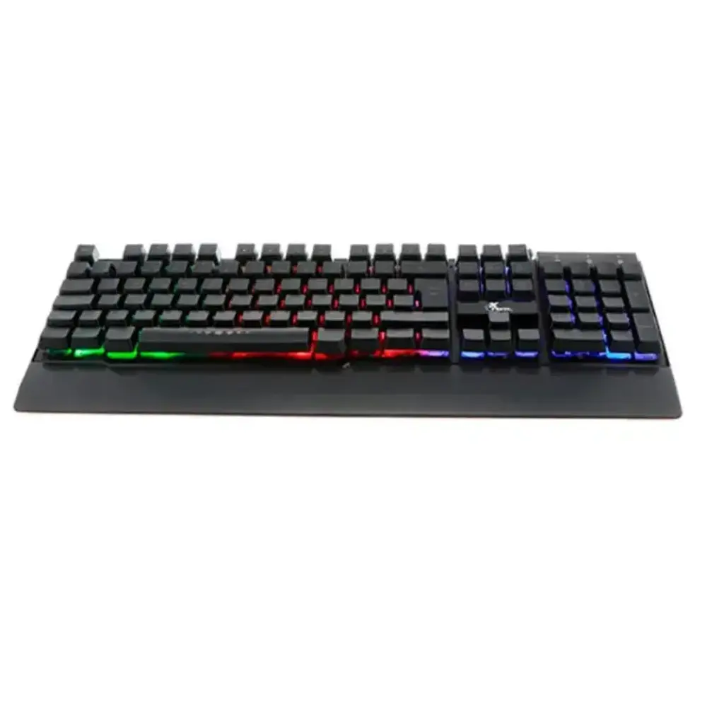 Teclado multimedia cableado para videojuegos