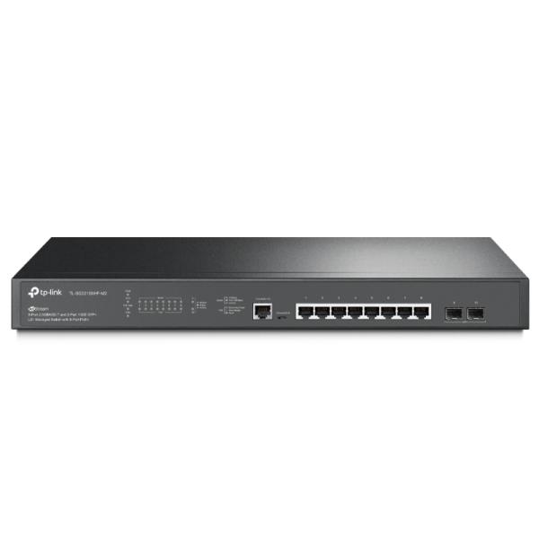 SWITCH TP LINK SG3210XHP-M2(UN) 8 PUERTOS 2.5 GBPS 1 PUERTO RJ45 1 PUERTO MICRO USB Y 2 RANURAS SFP+ 100/1000/2500 MBPS ADMINSITRABLE