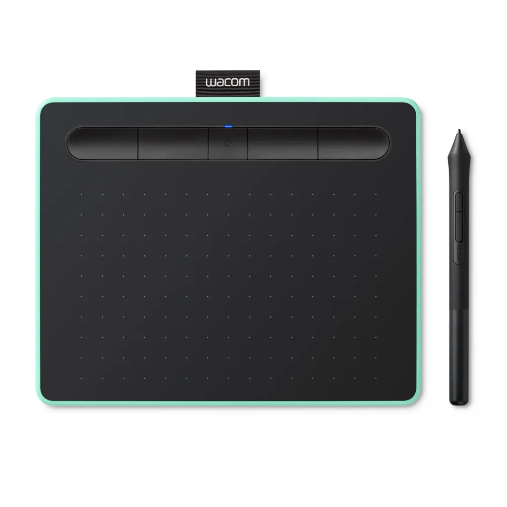 Wacom Intuos Tableta de lápiz creativa Small – Digitalizador – 15.2 x 9.5 cm – electromagnético – 4 botones