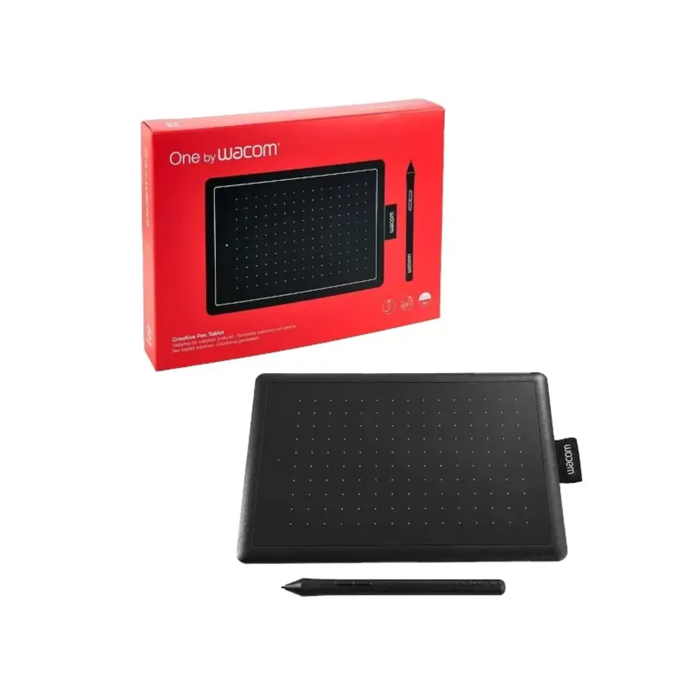Wacom One by Wacom – Digitalizador – diestro y zurdo – 15.2 x 9.5 cm – electromagnético – cableado – USB
